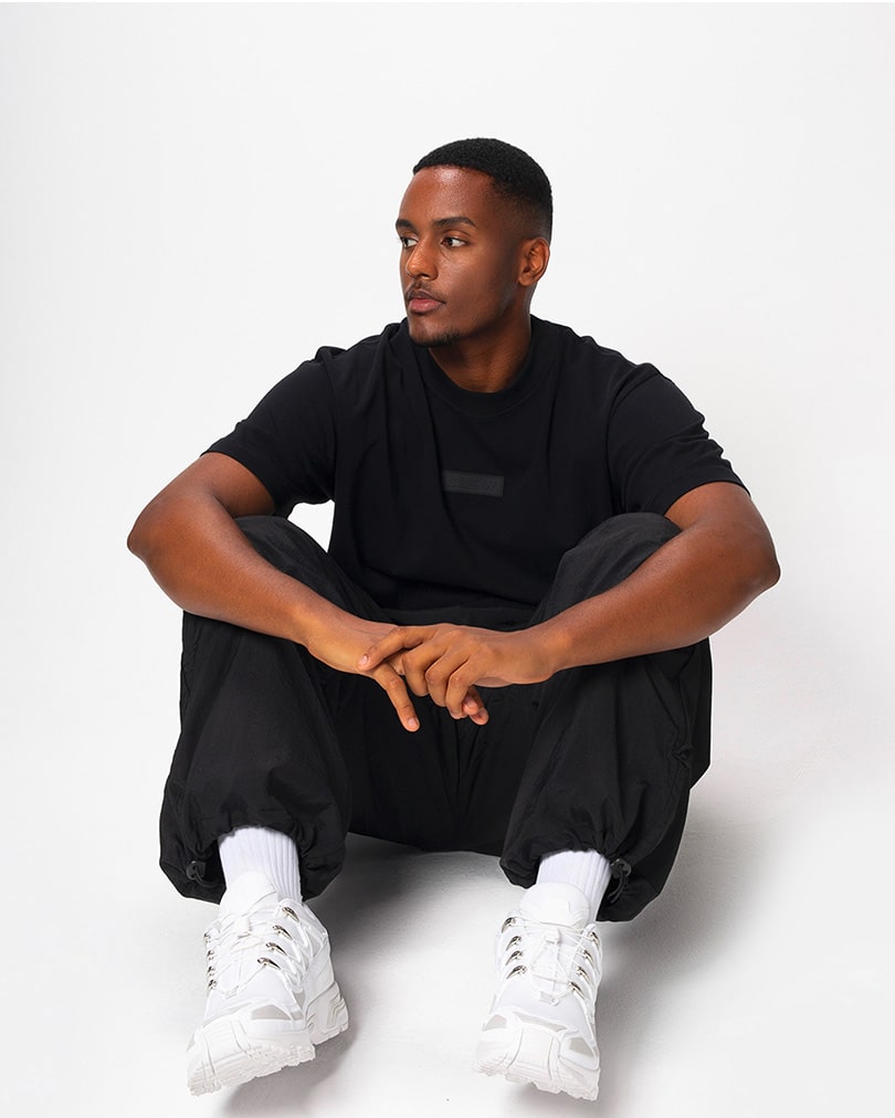 CLEW Oversized Tee Black