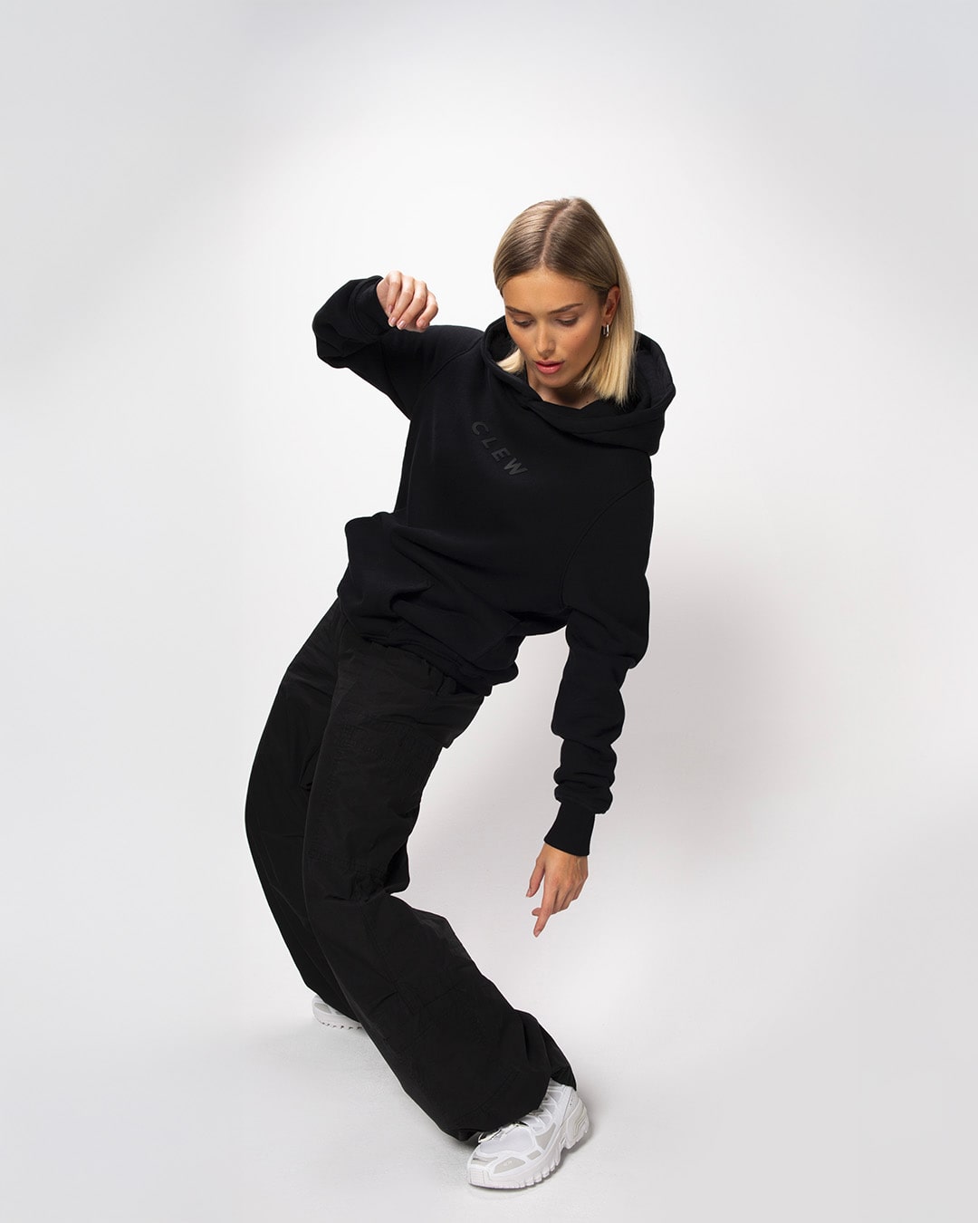 CLEW Heavy Hoodie Black