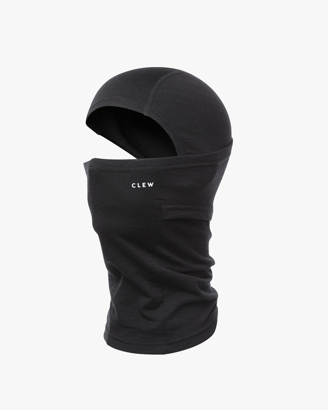 CLEW Merino Facemask Black