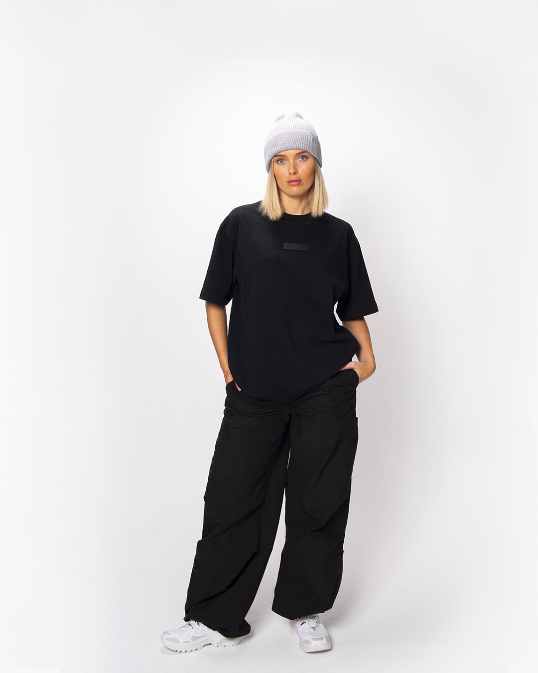 CLEW Oversized Tee Black