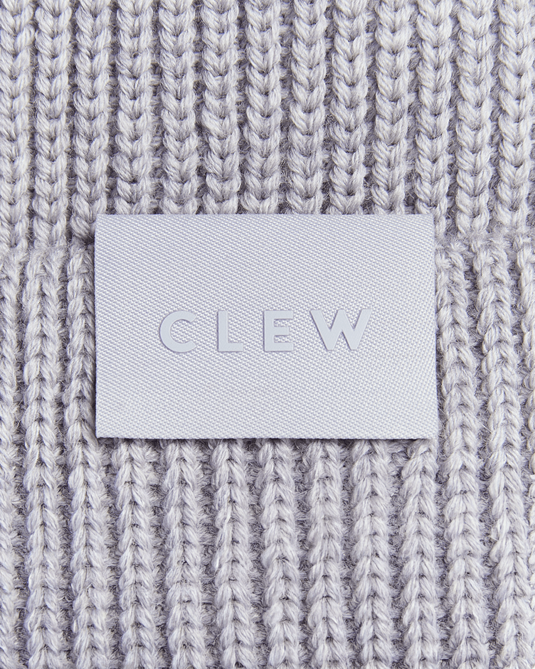 CLEW Short Cut Beanie Gray