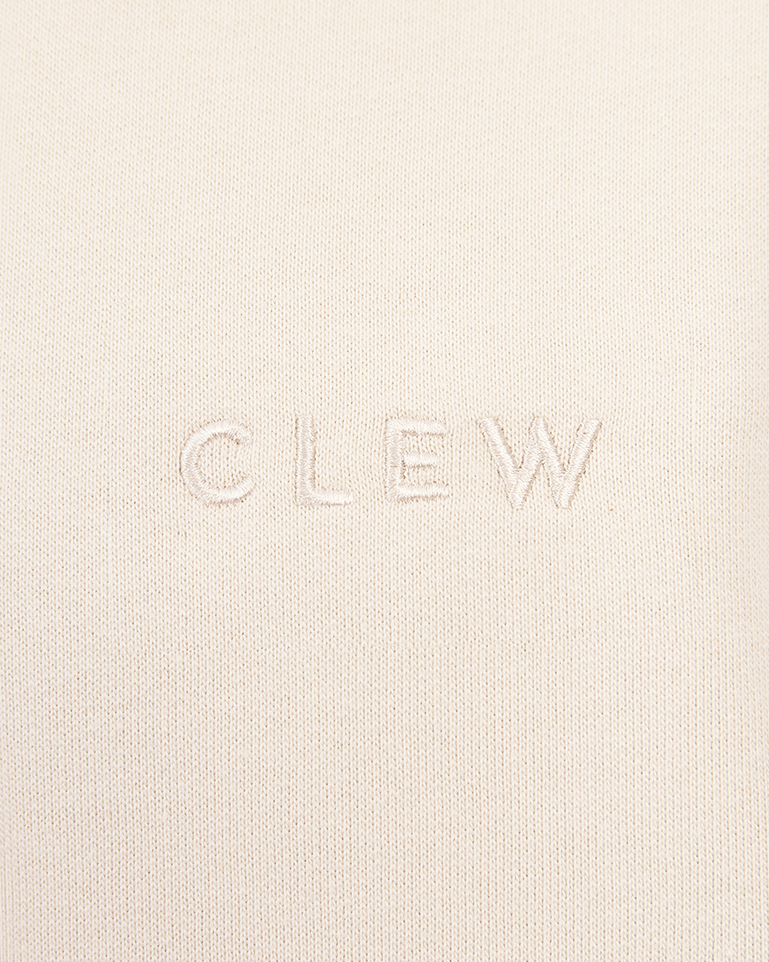 CLEW Waffle Knit Hoodie Sand