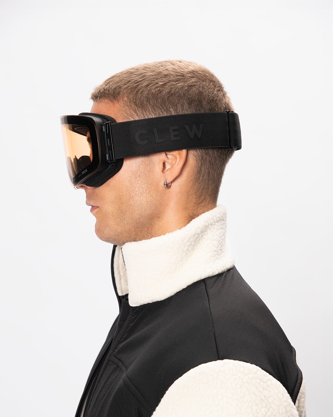 カンウォーマー CW-54 CLEW Magnetic Goggle Slim Black