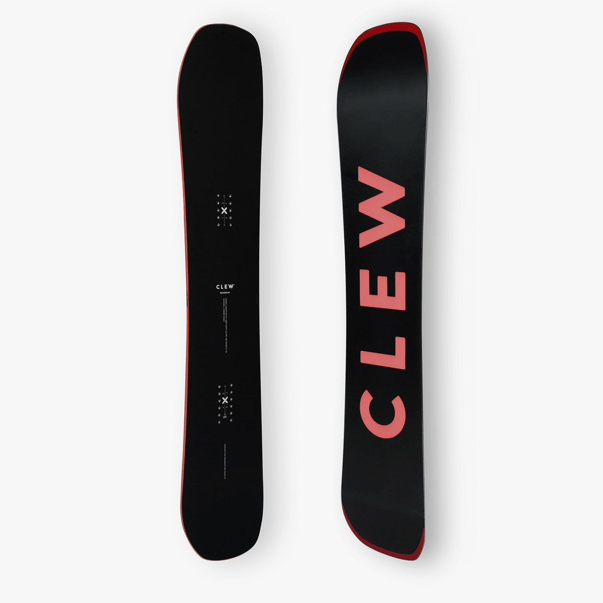 CLEW スノーボードビンディング ブラック/レッド CLEW Decoded Red