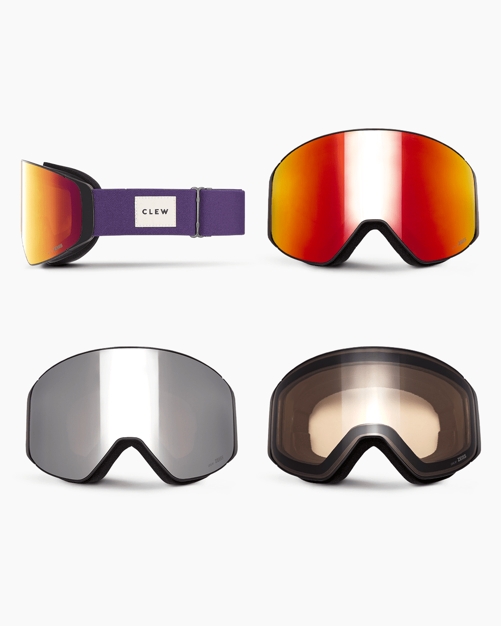 Clew Model CLEW Magnetic Goggle Purple