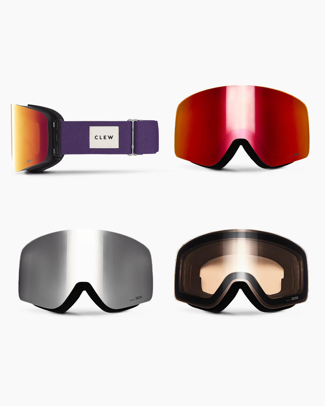 CLEW Magnetic Goggle Slim Purple