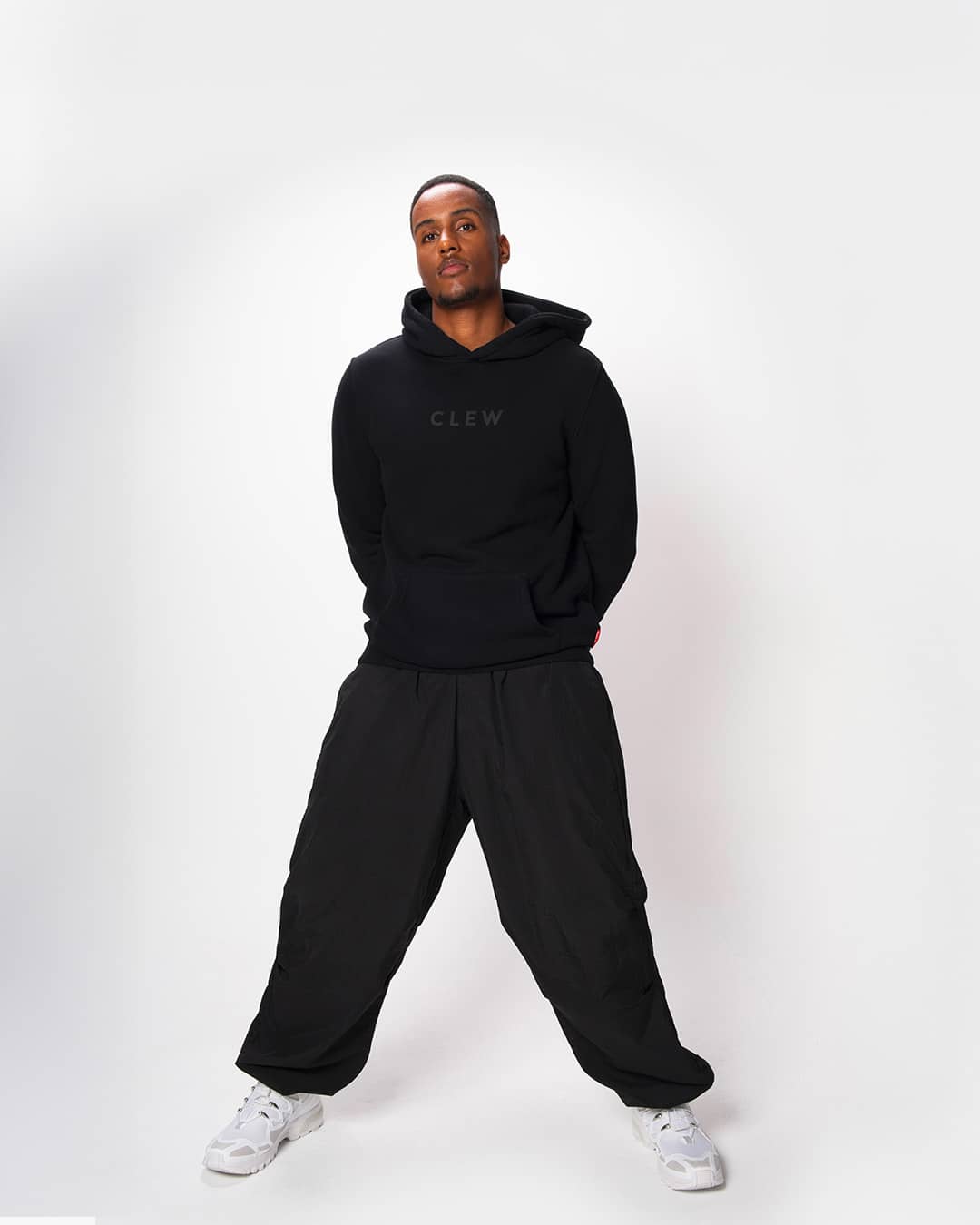 CLEW Heavy Hoodie Black