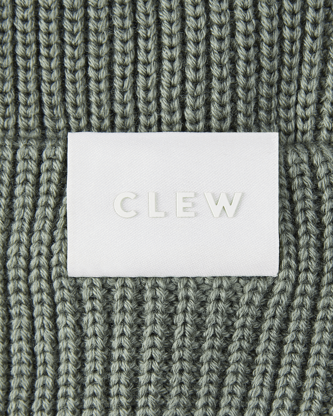 CLEW Long Fit Beanie Sage Green