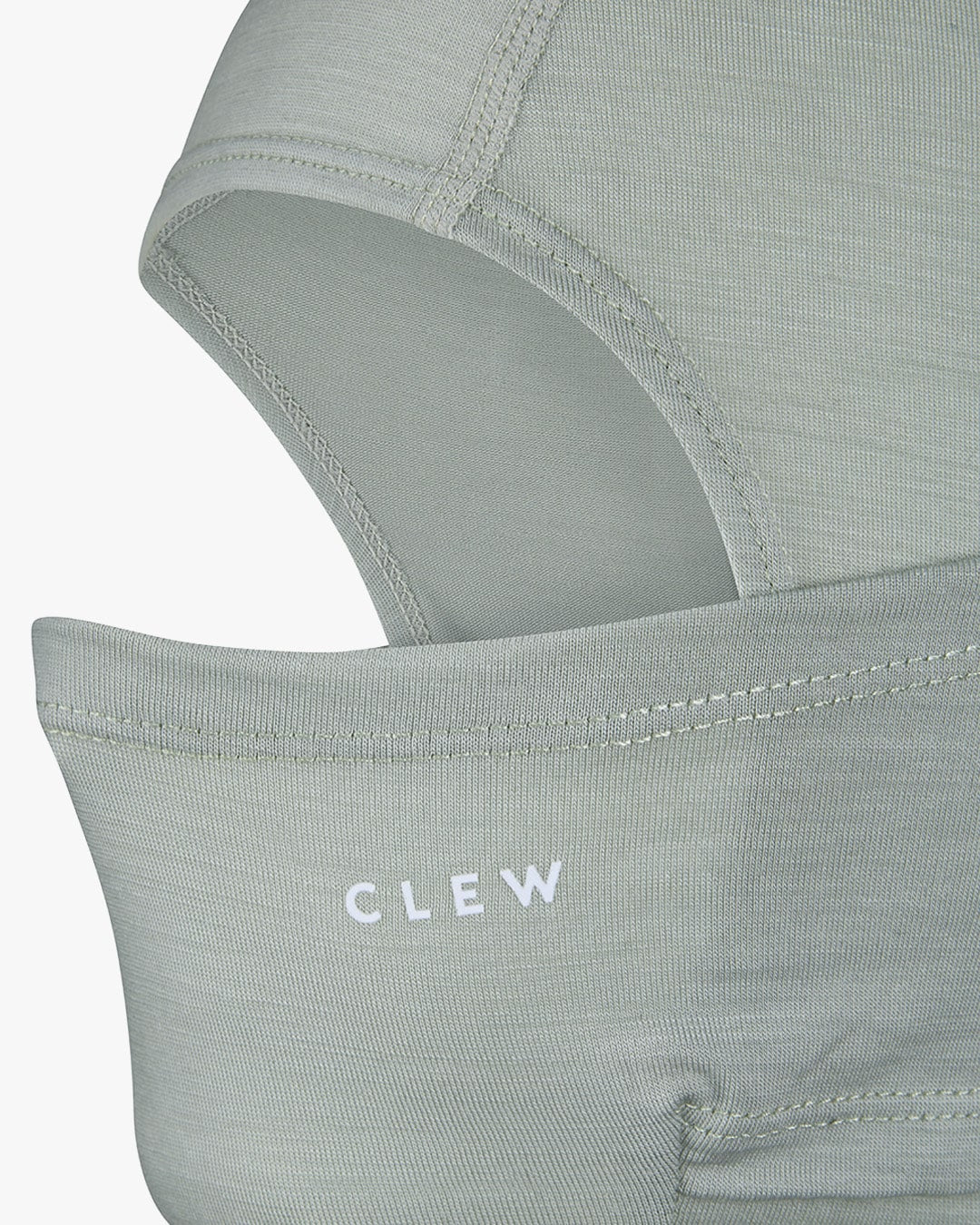 CLEW Merino Facemask Sage Green