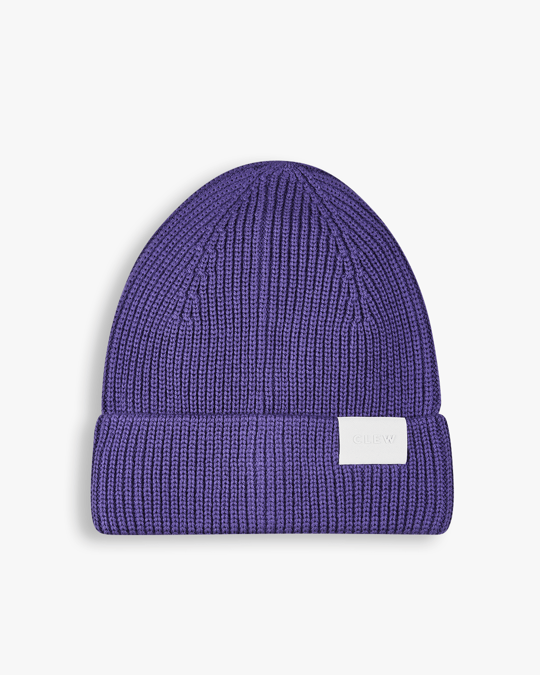 CLEW Short Cut Beanie Purple